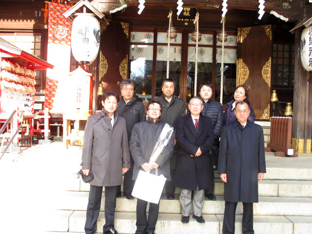 熊野神社様へ安全祈願